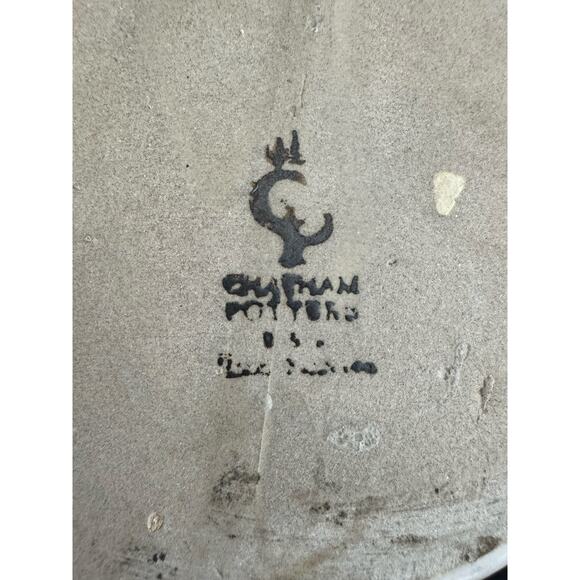 Vintage Chatham Pottery Thistle Floral Jug Pitcher - Picture 9 of 10